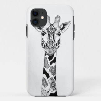 Capa de telefone do girafa dos retalhos