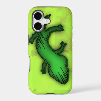 Capa de telefone do Green Lizard