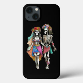 Capa de telefone do Hippie Skeleton