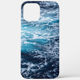 capa de telefone do mar azul