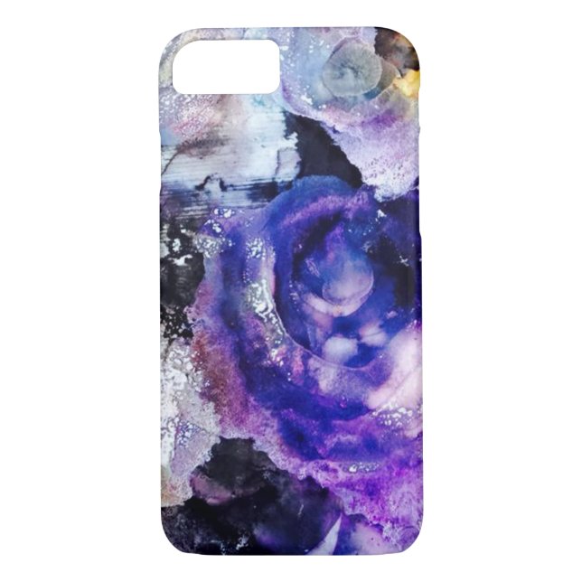 Capa de telefone do rosa do roxo (Verso)