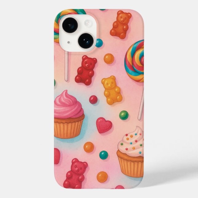 Capa de telefone doce de terra doce - Pastel Candy (Verso)