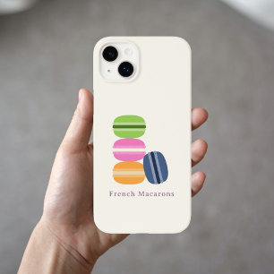 Capa de telefone dos Macarons Franceses
