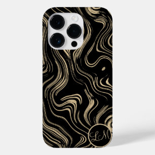 Capa de telefone Dourada personalizada marcada