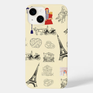 Capa de telefone estética de Paris