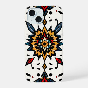 Capa de Telefone Estrela Explosiva Arte Folclórica