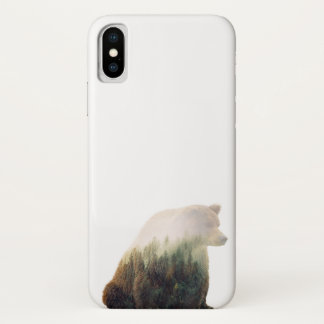 Capa de telefone expor dobro do urso de urso