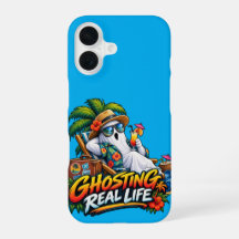Capa de telefone fantasma engraçado de verão vida 