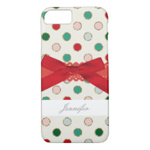 Capa de telefone feminino do feriado do Natal