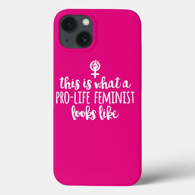 Capa de telefone feminista do iPhone 6 da Pro-Vida (Verso)