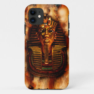 Capa de telefone flamejante do Pharaoh Tutankhamun