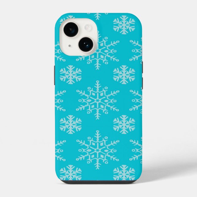 Capa de telefone Flocos de Neve (Verso)