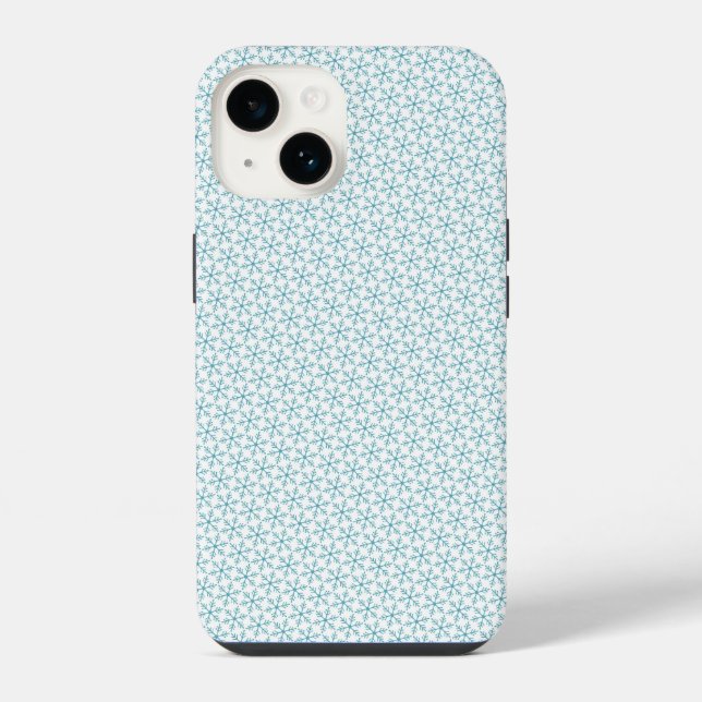 Capa de telefone Flocos de Neve de Inverno Clássic (Verso)