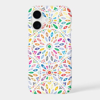 Capa de telefone floral colorida do iPhoneX do