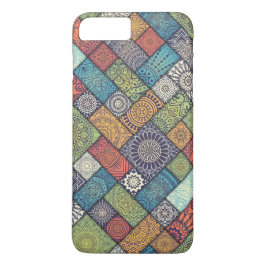 Capa de telefone floral diagonal elegante dos