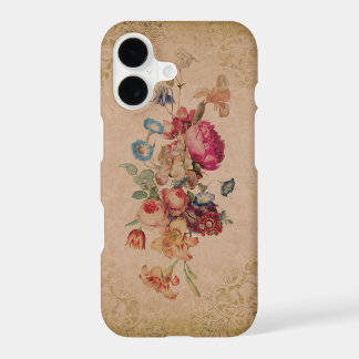 Capa de telefone floral do rosa bonito do vintage