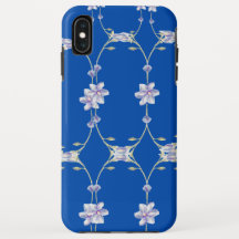 Capa de telefone floral elegante