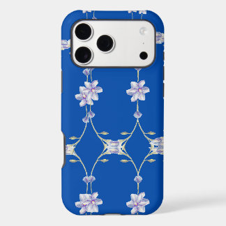 Capa de telefone floral elegante