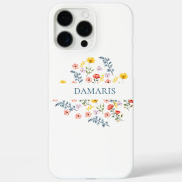 Capa de telefone Floral Personalizada Elegante