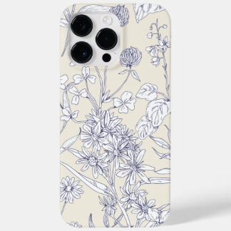 Capa de telefone floral vintage – iPhone e Samsung