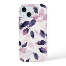 Capa de Telefone Folhas Botânicas Macias