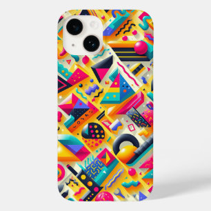 Capa de Telefone Formas Geométricas 3D Vibrantes -
