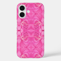 Capa de telefone Fractal Rosa