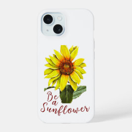 Capa de telefone girassol