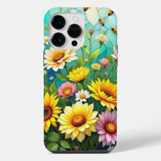 Capa de Telefone Girassol & Abelhas