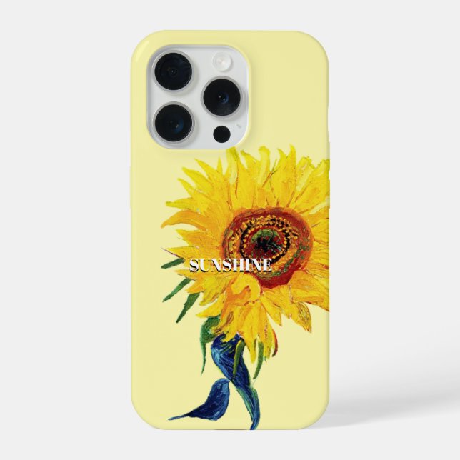 Capa de telefone girassol SUNSHINE Van Gogh (Verso)