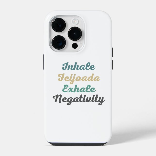 Capa de Telefone Inale Feijoada Exale Negatividade (Verso)