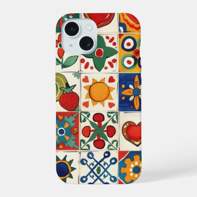 Capa de telefone inspirada no verão europeu (Verso)