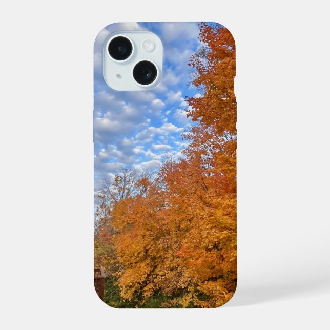 Capa de telefone iphone 15 Sabor de Outono (Verso)