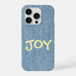 Capa de Telefone Jeans com Nome Personalizado