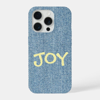Capa de Telefone Jeans com Nome Personalizado