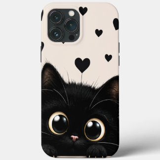 Capa de telefone Kitty Peekaboo Midnight