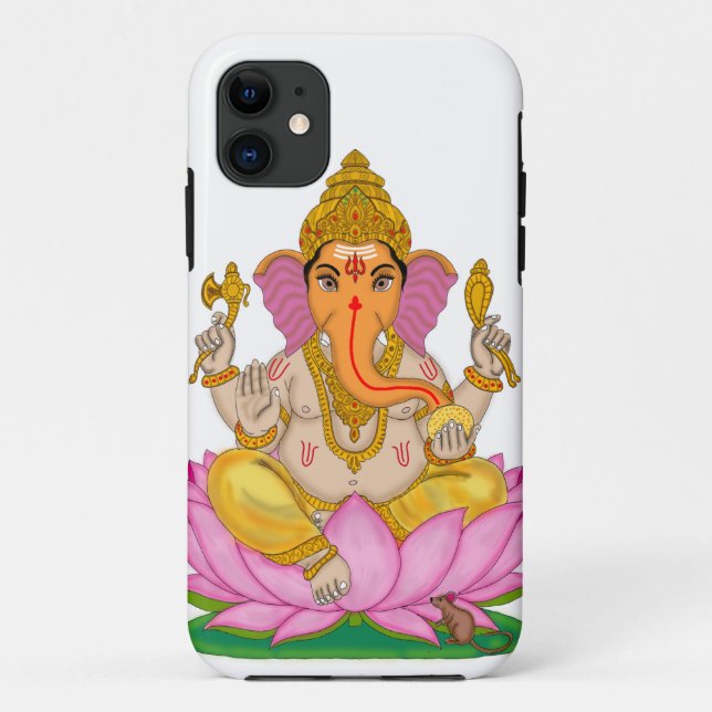 Capa de telefone Lord Ganesha (Verso)