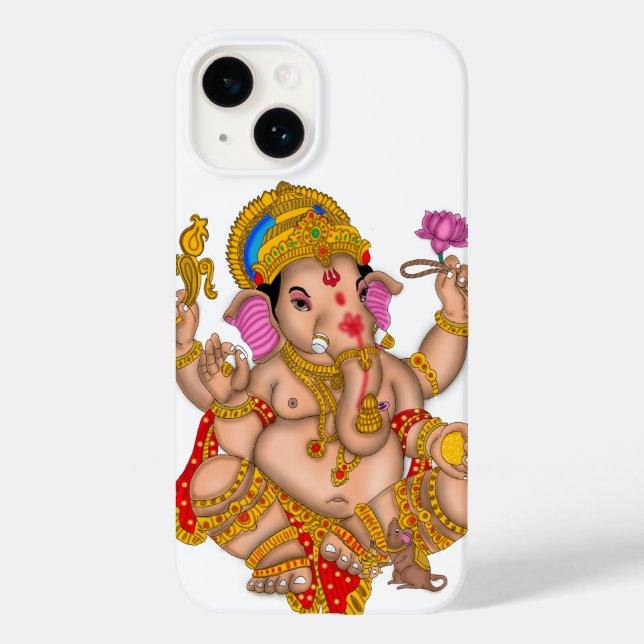 Capa de telefone Lord Ganesha (Verso)