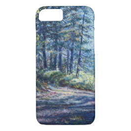 capa de telefone "Luz da Noite na Trilha"