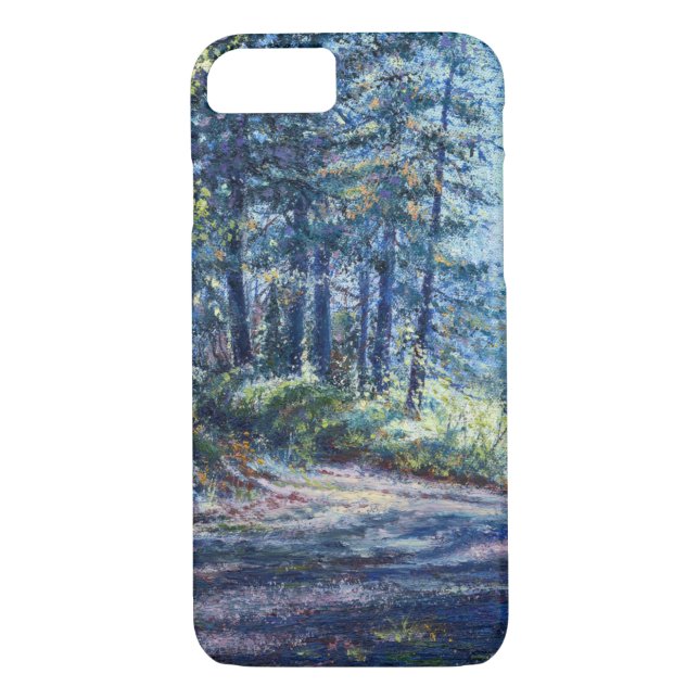 capa de telefone "Luz da Noite na Trilha" (Verso)