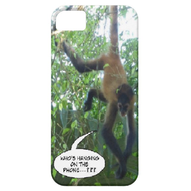 Capa de telefone Macaco Engraçado (Traseira)