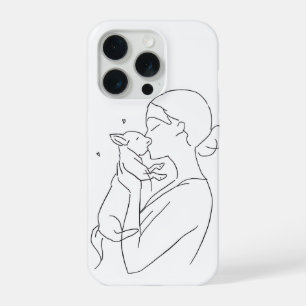 Capa de Telefone Mãe de Cachorro Minimalista Amant
