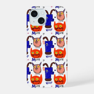 Capa de Telefone Meow Woof