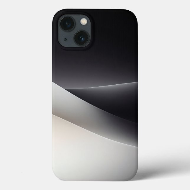 Capa de telefone Minimalist Monochrome Flow - Eleg (Verso)