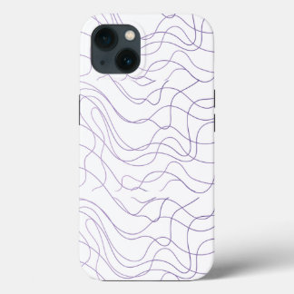 Capa de telefone minimalista abstrata com linhas