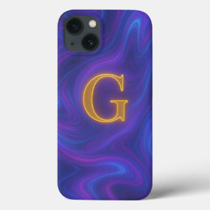 Capa de telefone monográfica holográfica iridescen