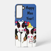 Capa de telefone Moo Year da Samsung Galaxy S21