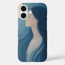 Capa de telefone Mulher com cabelo preto | Femi mi