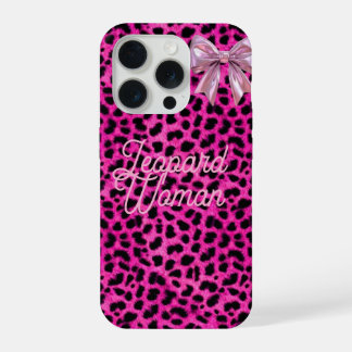 Capa de telefone Mulher Leopardo