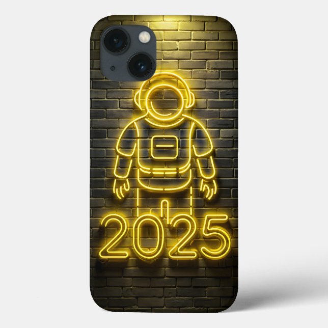 capa de telefone neon astronauta de 2025 (Verso)